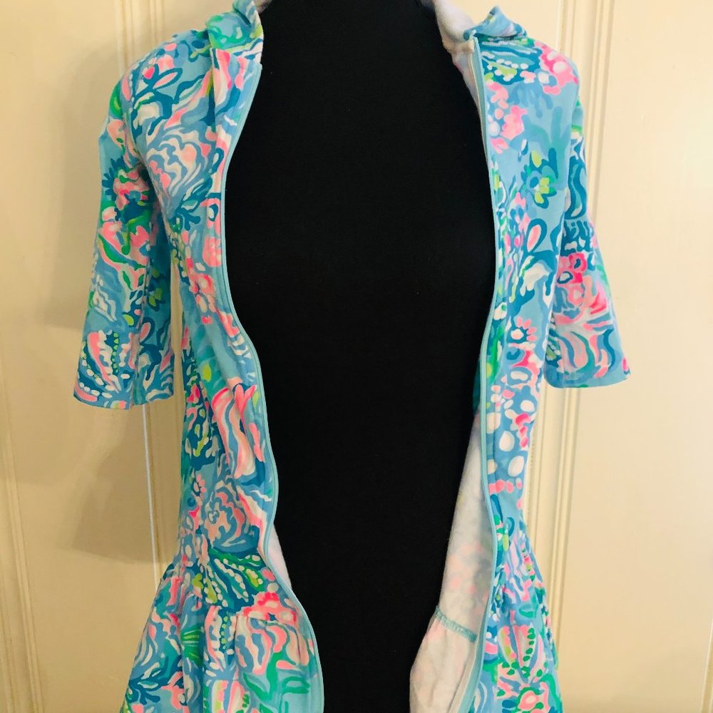 Lilly Pulitzer swimsuit coverup child size 8/10 multicolor